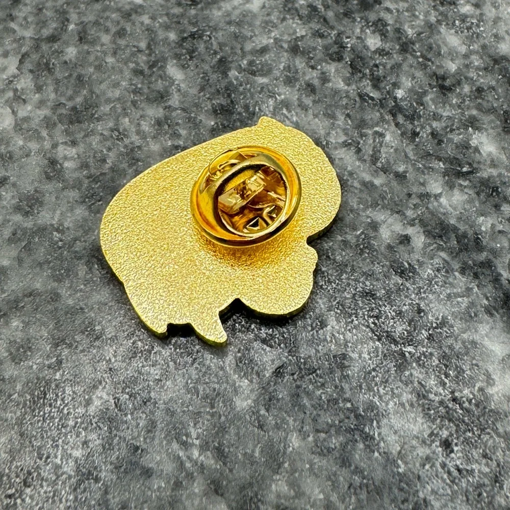 3/$15 Cute Guinea Pig with Blueberry Enamel Pin Brooch - Picture 5 of 6